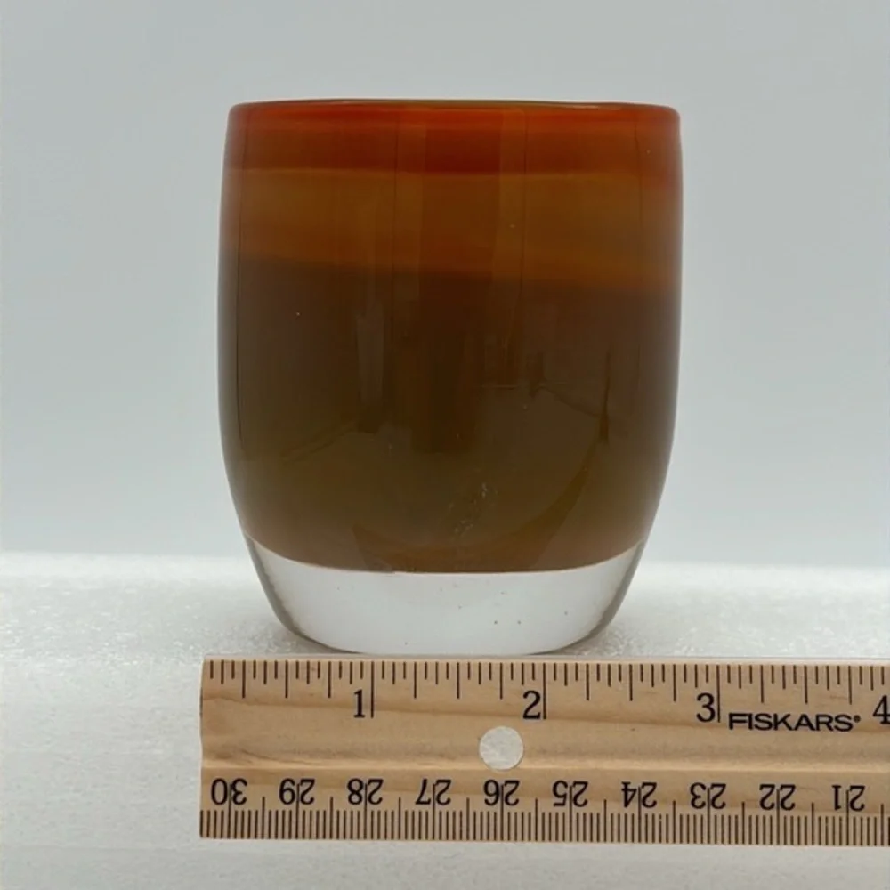 Pre-Triskelion glassybaby “Jane’s Carmel” Votive Holder